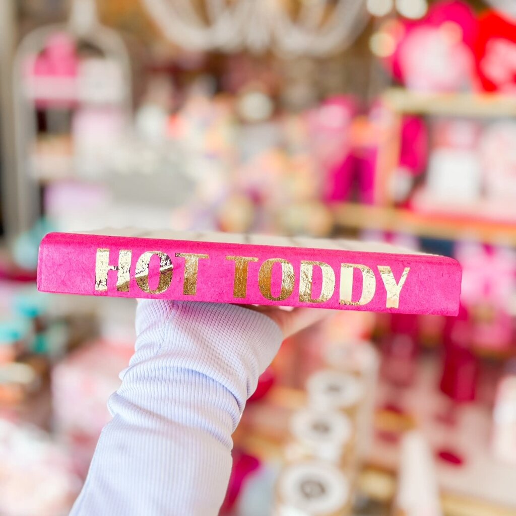 Hot Toddy Decorative Book - Magenta