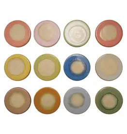 Stoneware Coaster Reactive Glaze