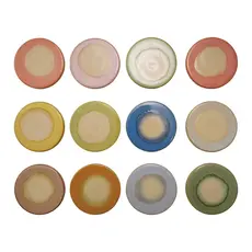 Stoneware Coaster Reactive Glaze