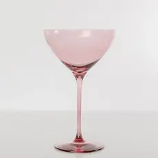 Estelle Colored Glass Rose Martini Glass