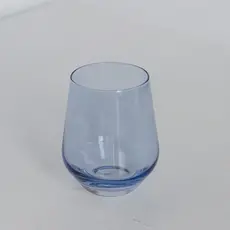 Estelle Colored Glass Cobalt Blue Stemless