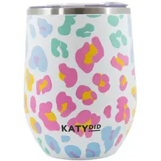 Pastel Leopard Wine Tumbler