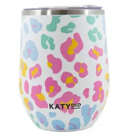 Pastel Leopard Wine Tumbler