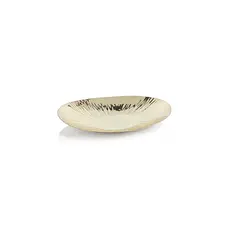 IN-6596 Medium rippled oval gold tray