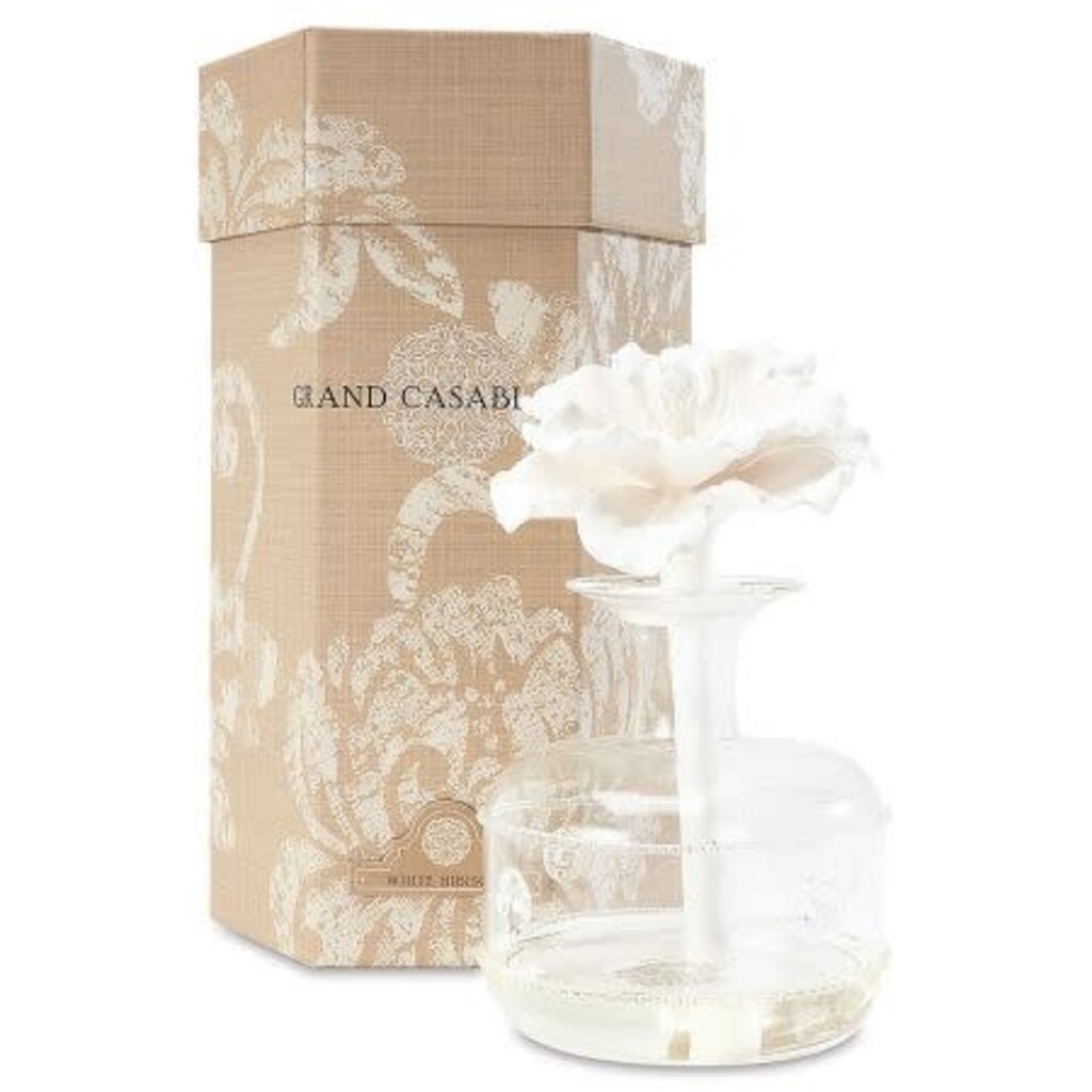 Grand Casablanca Porcelain Diffuser - White Hibiscus