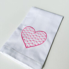 Herend Heart Huck Towel
