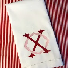 XO Interlocking Huck Towel