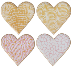 Enameled Metal Heart Dish