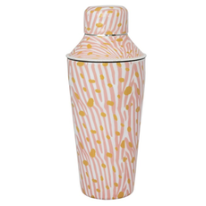 Enameled Metal Cocktail Shaker