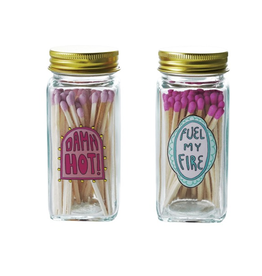 Glass Jar Matchstick Holder