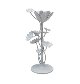 Metal Flower Taper Holder