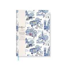 London Toile Linen Notebook