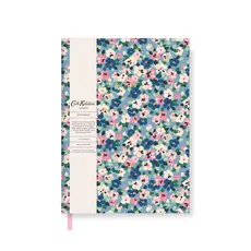 Painted Pansies Linen Notebook