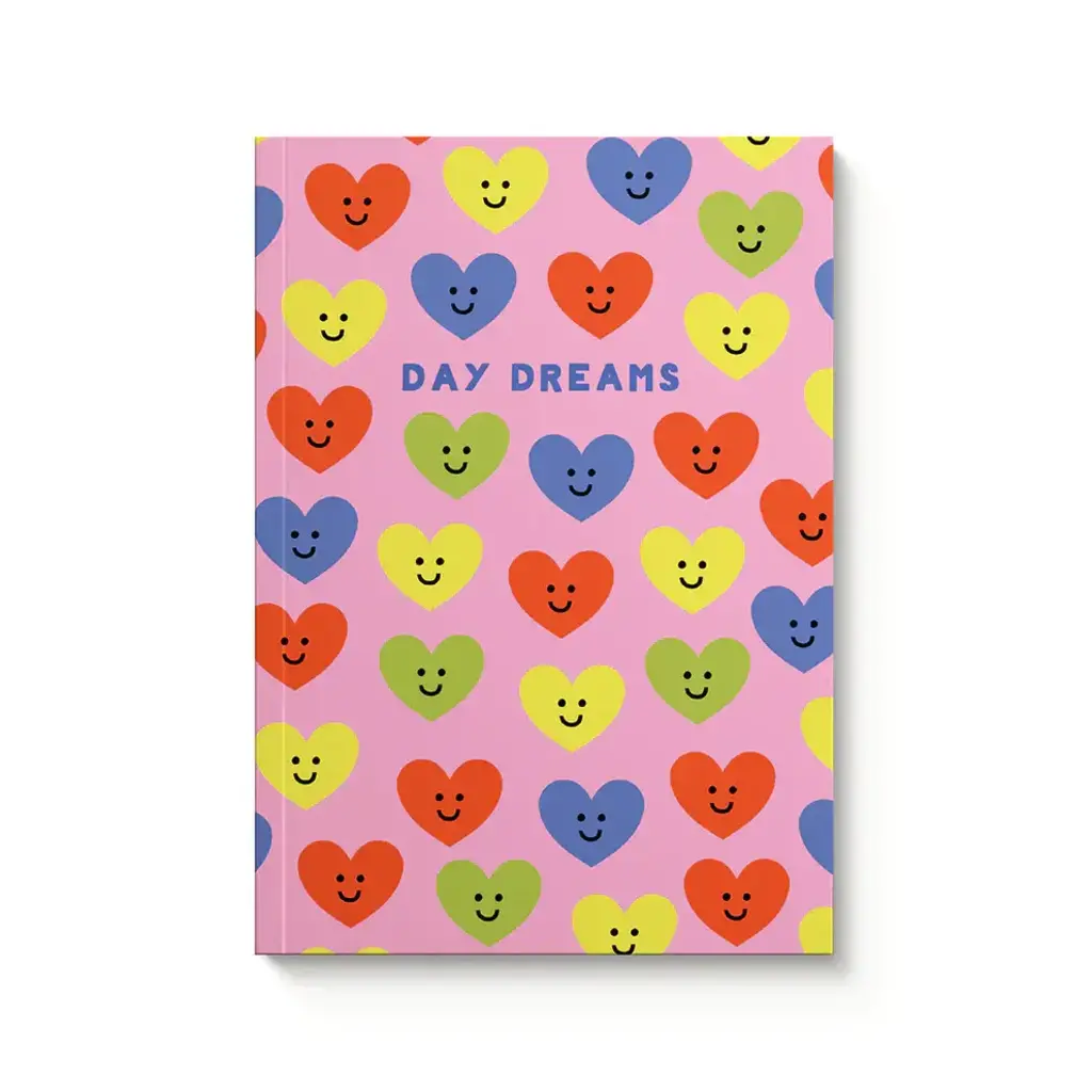 Day Dreams Hearts Notebook