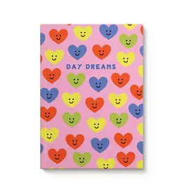 Day Dreams Hearts Notebook