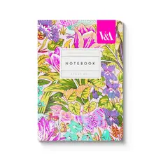 Neon Floral Tulip Notebook