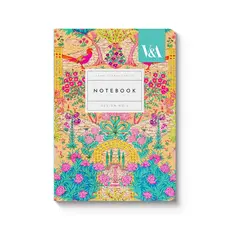 Neon Floral Ornate Garden Notebook