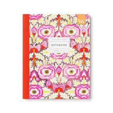 Neon Floral Symmetrical Primrose Exercise Book