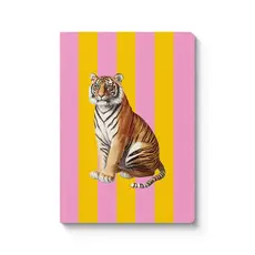 Striped Tiger Paperback Notebook