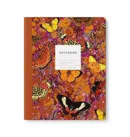 Marble Butterfly Pink Exercise Book