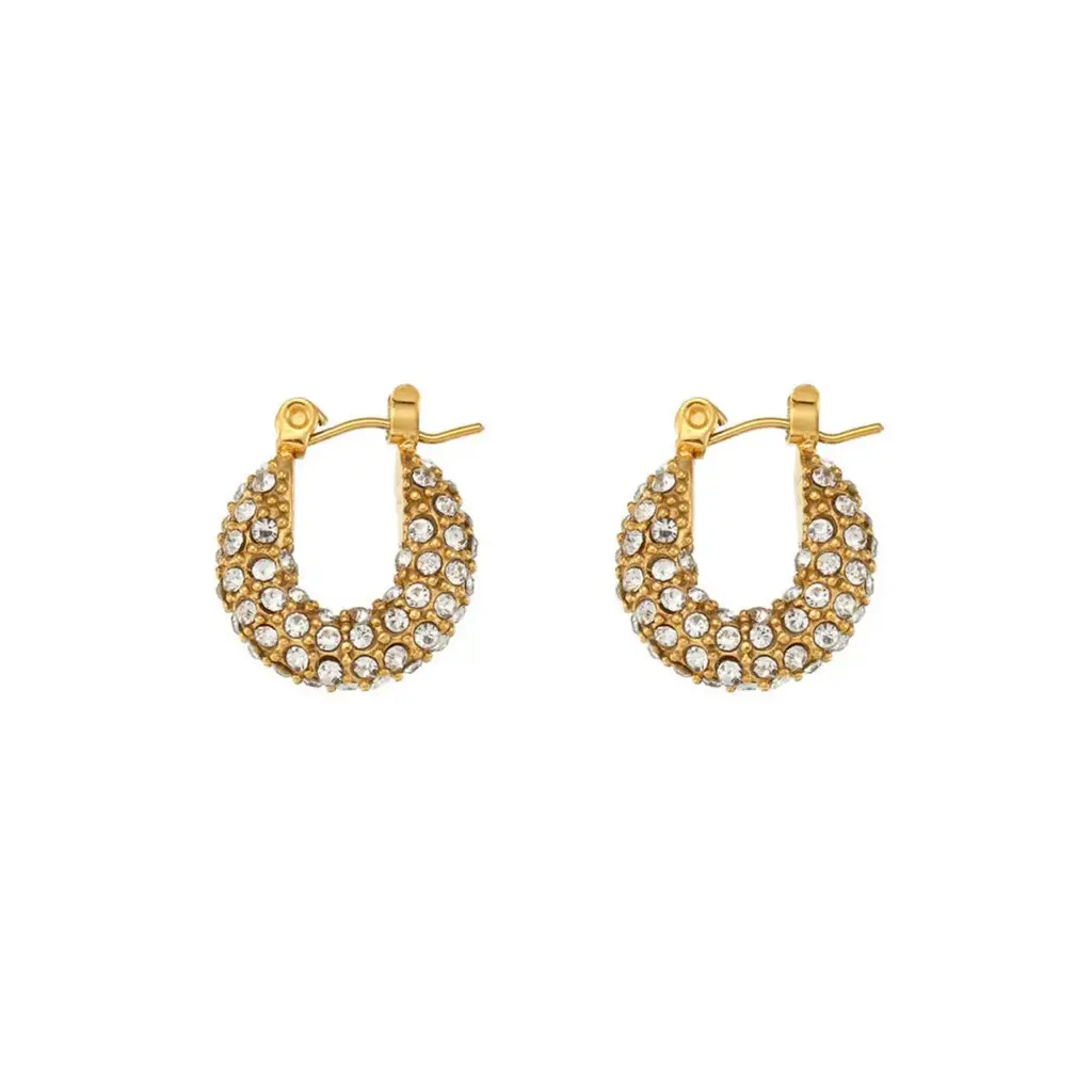Cara Huggie Hoops Small