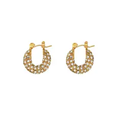 Cara Huggie Hoops Small