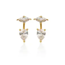 Clear Jacket Studs