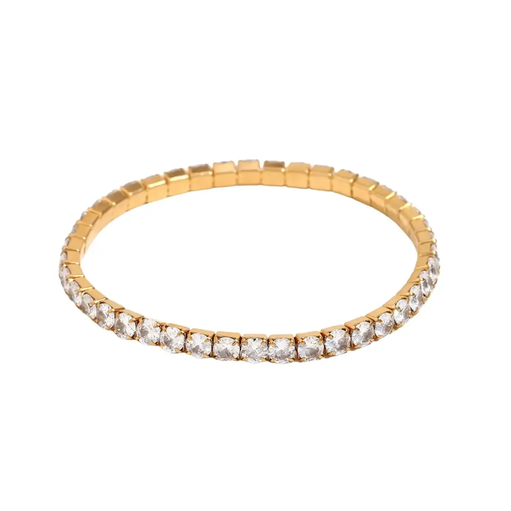 4mm Stretchy Tennis Bracelet