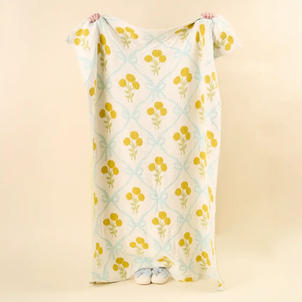 Cozy Dreams Luxe Blanket - Marigold Blue