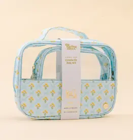 Clearly Chic Cosmetic Bag - Marigold Lane Blue