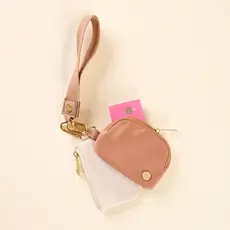 Duo Pouch Wristlet - Beige