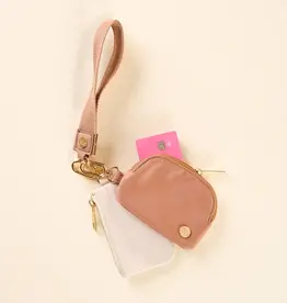 Duo Pouch Wristlet - Beige