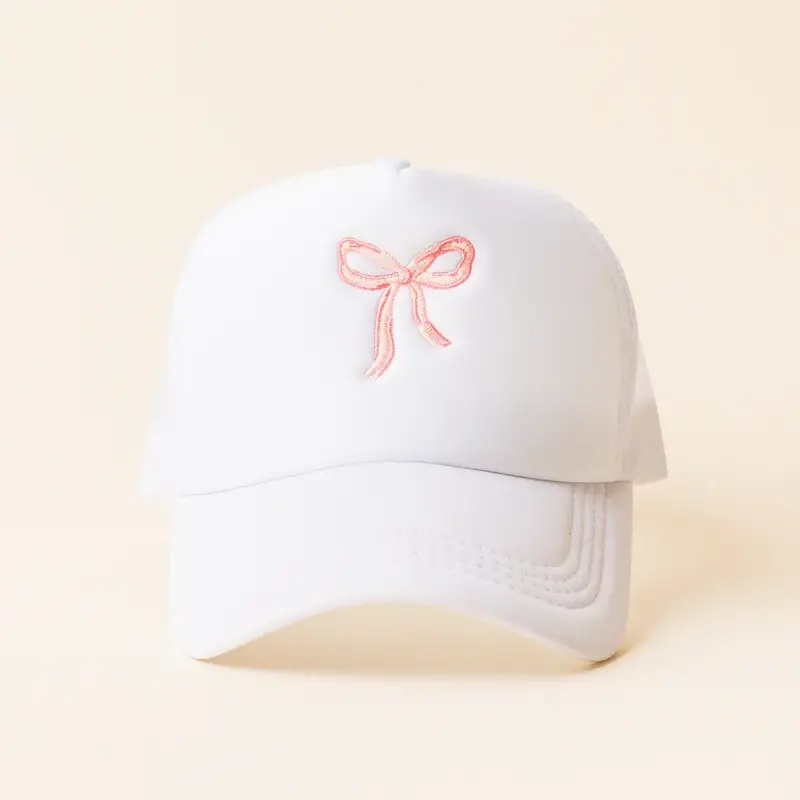 Trucker Hat - Bow Pink