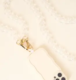 Hold The Phone Crossbody Chain - Clear