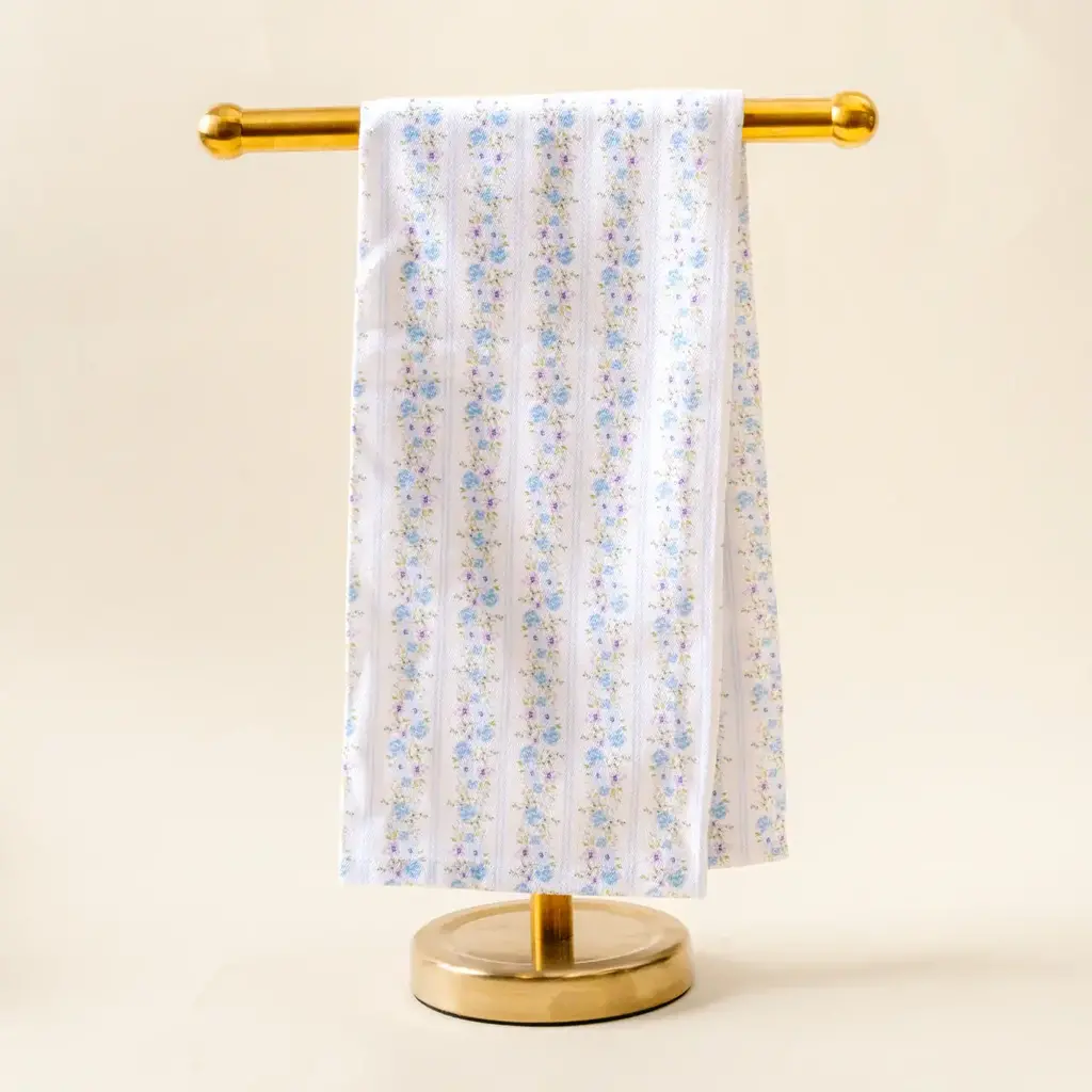Tea Towel - Petal Parade Blue