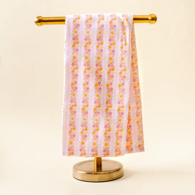 Tea Towel - Petal Parade Pink