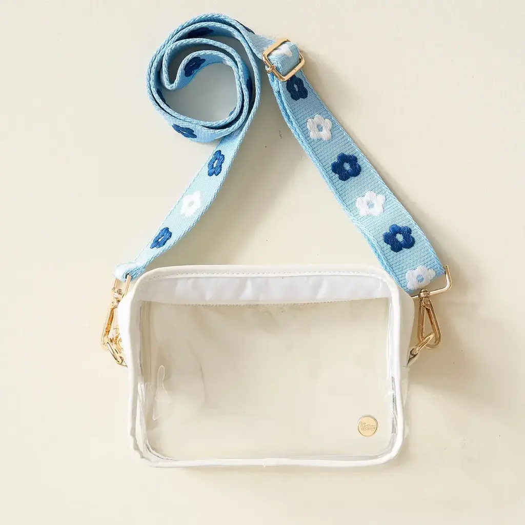 Clear Crossbody Bag - Light Blue