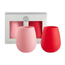 Blush Silicone Stemless Wine Glass