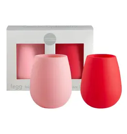 Blush Silicone Stemless Wine Glass