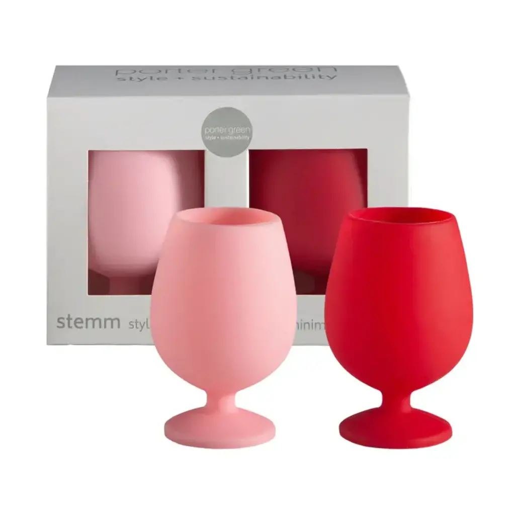 Blush Silicone Wine Glass - Short Stem