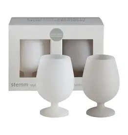 Dove Silicone Wine Glass - Short Stem