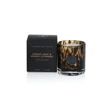 Opal Glass Mini Candle Jar - Cedar Leaf & Hinoki Cypress