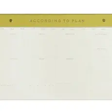 Weekly Post Bound Notepad - Matcha