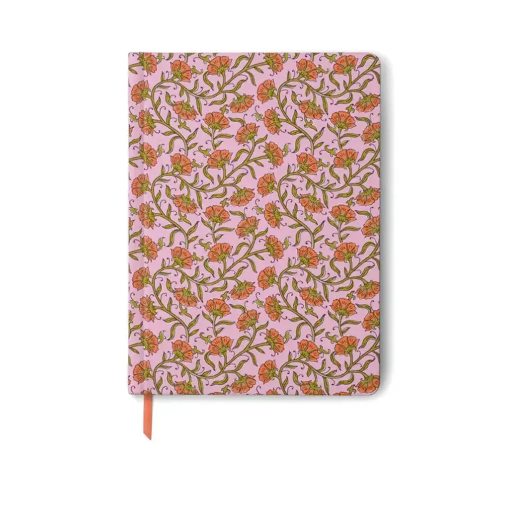 Jumbo Soft Touch Journal - Pink Vintage Floral