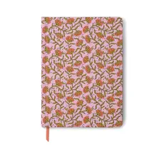 Jumbo Soft Touch Journal - Pink Vintage Floral