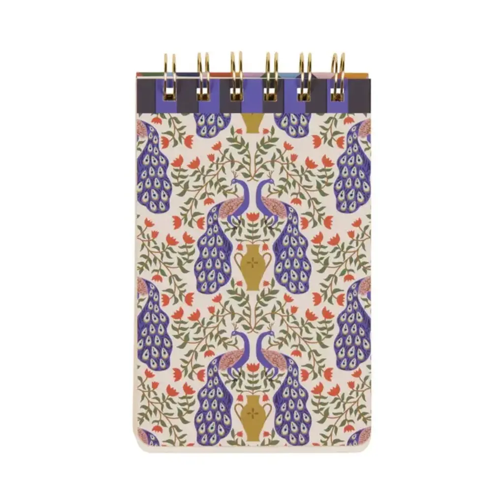 A Dopo Peacock Twin Wire Notepad