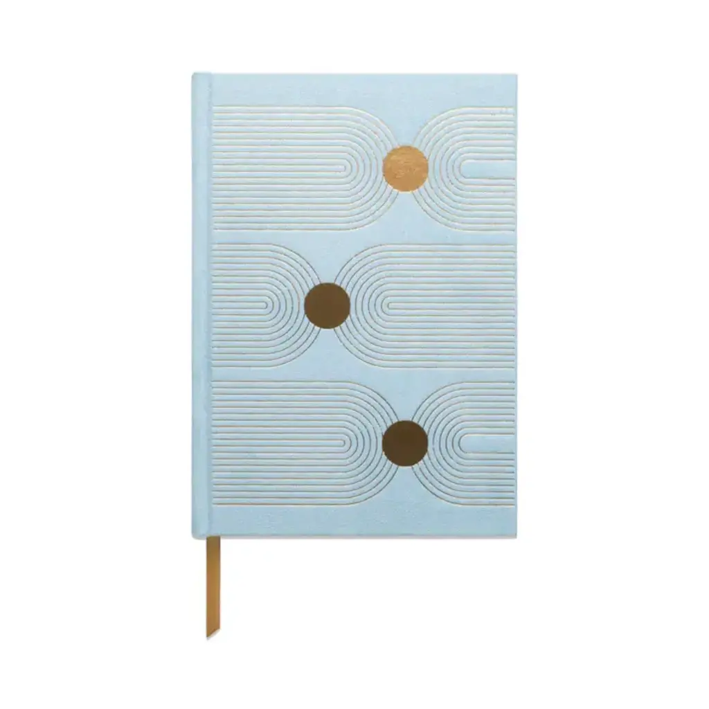 Metallic Suede Journal - Arch Dot