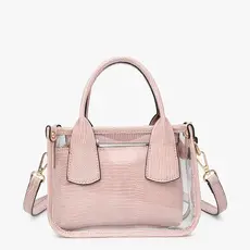 Stacey Clear Satchel - Pink