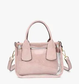 Stacey Clear Satchel - Pink