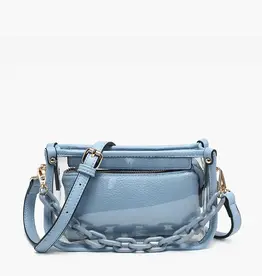 Jessica Clear Crossbody - Powder Blue